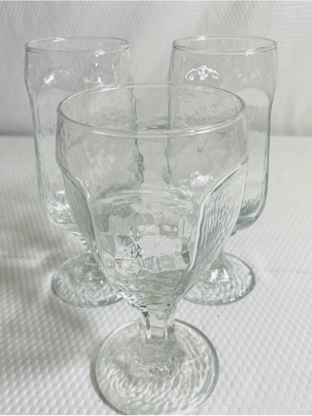 Libbey Chivalry  Assorted Glasses. (1) Water Goblet & (2) Beer Goblets. Set of 3
